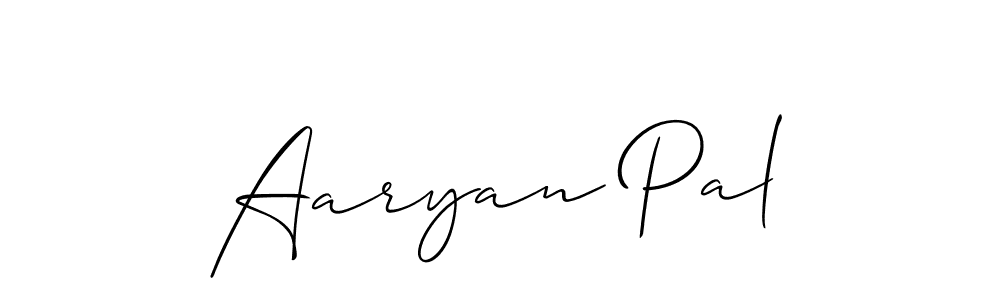 It looks lik you need a new signature style for name Aaryan Pal. Design unique handwritten (Allison_Script) signature with our free signature maker in just a few clicks. Aaryan Pal signature style 2 images and pictures png
