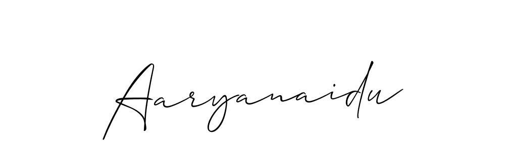 Also You can easily find your signature by using the search form. We will create Aaryanaidu name handwritten signature images for you free of cost using Allison_Script sign style. Aaryanaidu signature style 2 images and pictures png