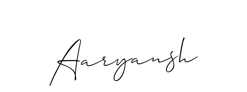 Make a beautiful signature design for name Aaryansh. Use this online signature maker to create a handwritten signature for free. Aaryansh signature style 2 images and pictures png