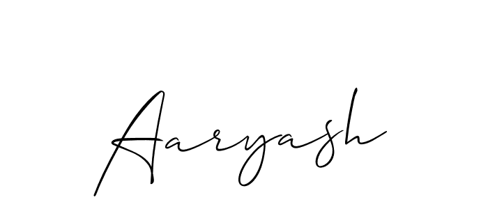 Make a beautiful signature design for name Aaryash. Use this online signature maker to create a handwritten signature for free. Aaryash signature style 2 images and pictures png