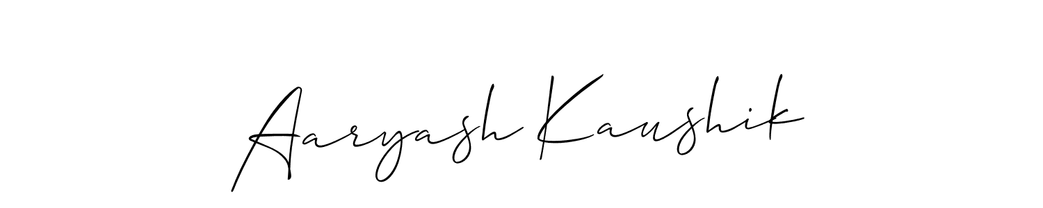 Once you've used our free online signature maker to create your best signature Allison_Script style, it's time to enjoy all of the benefits that Aaryash Kaushik name signing documents. Aaryash Kaushik signature style 2 images and pictures png