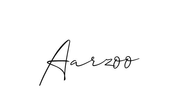 Aarzoo stylish signature style. Best Handwritten Sign (Allison_Script) for my name. Handwritten Signature Collection Ideas for my name Aarzoo. Aarzoo signature style 2 images and pictures png