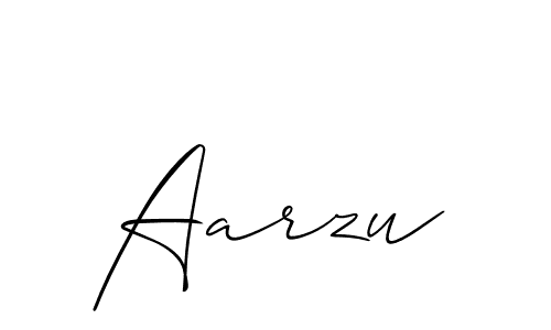 You should practise on your own different ways (Allison_Script) to write your name (Aarzu) in signature. don't let someone else do it for you. Aarzu signature style 2 images and pictures png