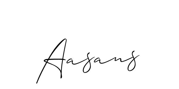Allison_Script is a professional signature style that is perfect for those who want to add a touch of class to their signature. It is also a great choice for those who want to make their signature more unique. Get Aasans name to fancy signature for free. Aasans signature style 2 images and pictures png