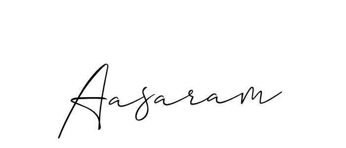 How to Draw Aasaram signature style? Allison_Script is a latest design signature styles for name Aasaram. Aasaram signature style 2 images and pictures png