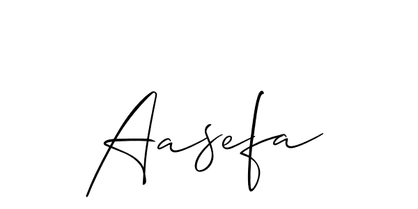 How to Draw Aasefa signature style? Allison_Script is a latest design signature styles for name Aasefa. Aasefa signature style 2 images and pictures png