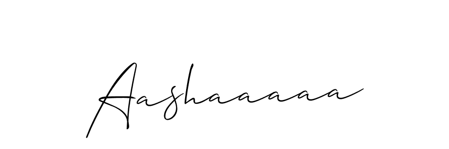 Make a beautiful signature design for name Aashaaaaa. With this signature (Allison_Script) style, you can create a handwritten signature for free. Aashaaaaa signature style 2 images and pictures png