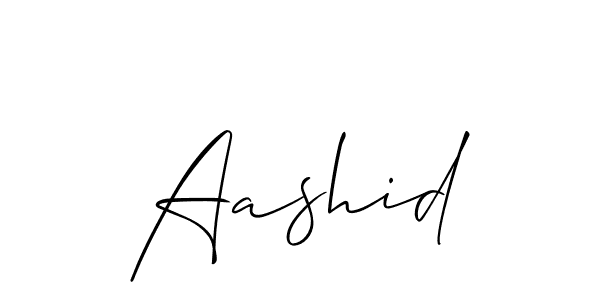 How to Draw Aashid signature style? Allison_Script is a latest design signature styles for name Aashid. Aashid signature style 2 images and pictures png