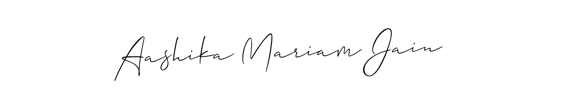 See photos of Aashika Mariam Jain official signature by Spectra . Check more albums & portfolios. Read reviews & check more about Allison_Script font. Aashika Mariam Jain signature style 2 images and pictures png