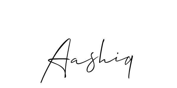 The best way (Allison_Script) to make a short signature is to pick only two or three words in your name. The name Aashiq include a total of six letters. For converting this name. Aashiq signature style 2 images and pictures png