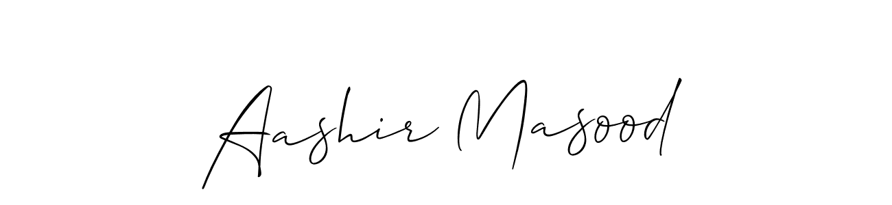 How to Draw Aashir Masood signature style? Allison_Script is a latest design signature styles for name Aashir Masood. Aashir Masood signature style 2 images and pictures png