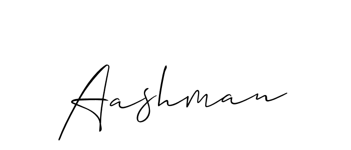 Best and Professional Signature Style for Aashman. Allison_Script Best Signature Style Collection. Aashman signature style 2 images and pictures png