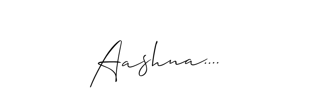Create a beautiful signature design for name Aashna..... With this signature (Allison_Script) fonts, you can make a handwritten signature for free. Aashna.... signature style 2 images and pictures png