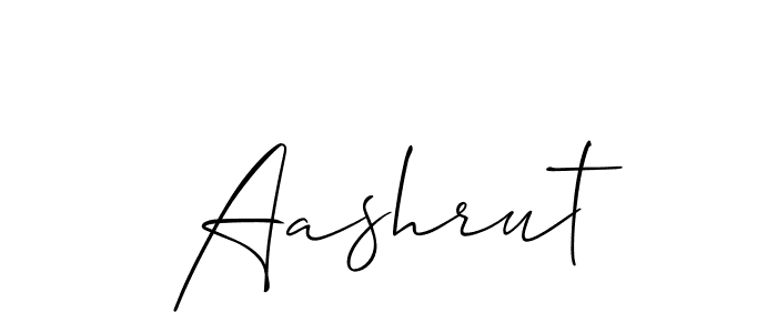 Best and Professional Signature Style for Aashrut. Allison_Script Best Signature Style Collection. Aashrut signature style 2 images and pictures png