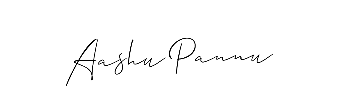 Similarly Allison_Script is the best handwritten signature design. Signature creator online .You can use it as an online autograph creator for name Aashu Pannu. Aashu Pannu signature style 2 images and pictures png