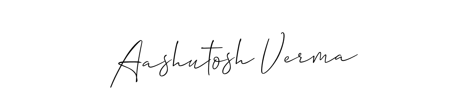 if you are searching for the best signature style for your name Aashutosh Verma. so please give up your signature search. here we have designed multiple signature styles  using Allison_Script. Aashutosh Verma signature style 2 images and pictures png