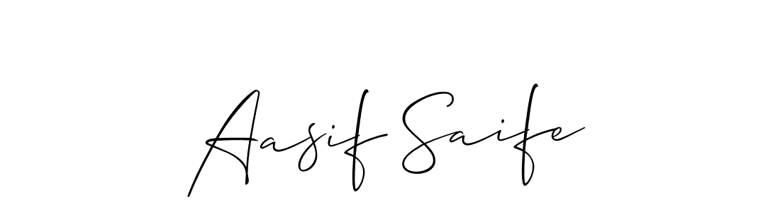 Once you've used our free online signature maker to create your best signature Allison_Script style, it's time to enjoy all of the benefits that Aasif Saife name signing documents. Aasif Saife signature style 2 images and pictures png