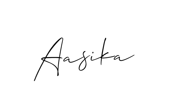 Aasika stylish signature style. Best Handwritten Sign (Allison_Script) for my name. Handwritten Signature Collection Ideas for my name Aasika. Aasika signature style 2 images and pictures png