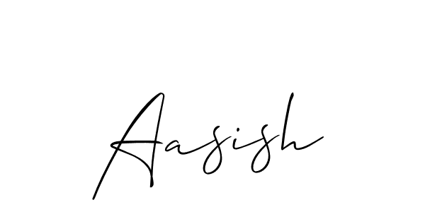 The best way (Allison_Script) to make a short signature is to pick only two or three words in your name. The name Aasish include a total of six letters. For converting this name. Aasish signature style 2 images and pictures png