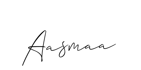 Similarly Allison_Script is the best handwritten signature design. Signature creator online .You can use it as an online autograph creator for name Aasmaa. Aasmaa signature style 2 images and pictures png