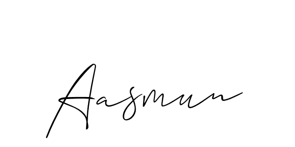 if you are searching for the best signature style for your name Aasmun. so please give up your signature search. here we have designed multiple signature styles  using Allison_Script. Aasmun signature style 2 images and pictures png