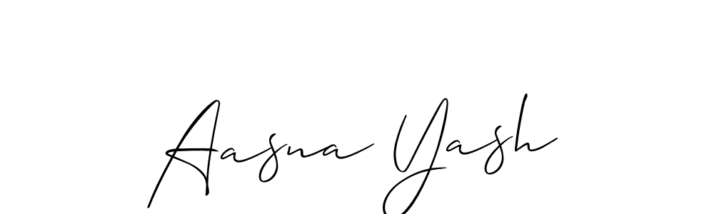 You can use this online signature creator to create a handwritten signature for the name Aasna Yash. This is the best online autograph maker. Aasna Yash signature style 2 images and pictures png