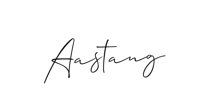 Make a short Aastang signature style. Manage your documents anywhere anytime using Allison_Script. Create and add eSignatures, submit forms, share and send files easily. Aastang signature style 2 images and pictures png
