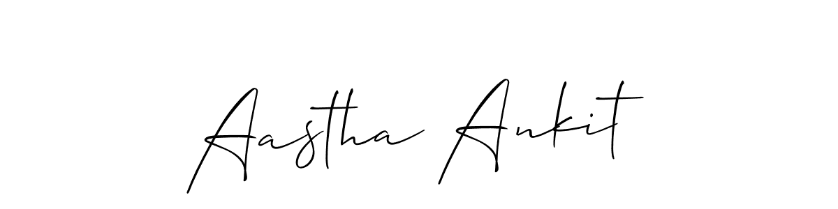 Once you've used our free online signature maker to create your best signature Allison_Script style, it's time to enjoy all of the benefits that Aastha Ankit name signing documents. Aastha Ankit signature style 2 images and pictures png