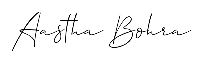 Enhance your business communications with Aastha Bohra signature in Allison_Script lettering. Clean, modern, and universally compatible. Aastha Bohra signature style 2 images and pictures png