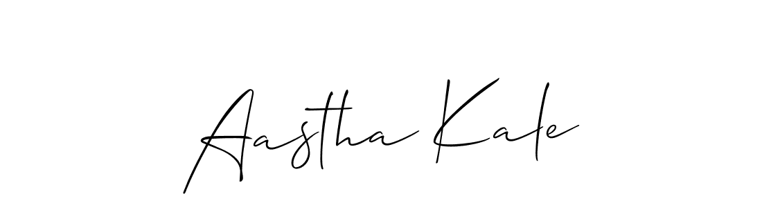Best and Professional Signature Style for Aastha Kale. Allison_Script Best Signature Style Collection. Aastha Kale signature style 2 images and pictures png