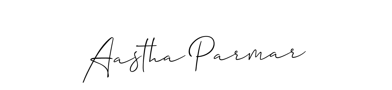 Make a beautiful signature design for name Aastha Parmar. Use this online signature maker to create a handwritten signature for free. Aastha Parmar signature style 2 images and pictures png