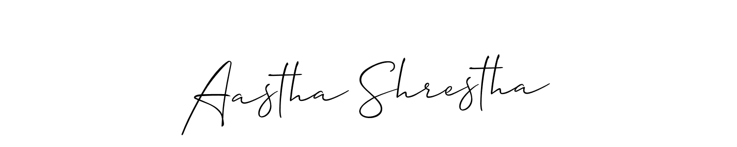 Make a beautiful signature design for name Aastha Shrestha. Use this online signature maker to create a handwritten signature for free. Aastha Shrestha signature style 2 images and pictures png