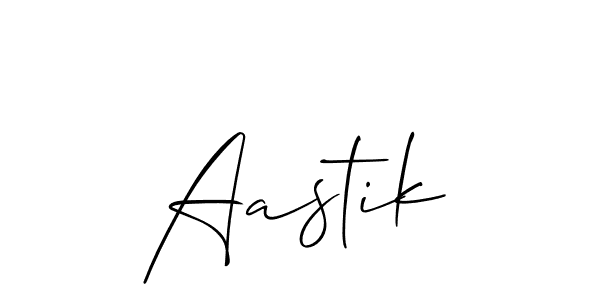 Create a beautiful signature design for name Aastik. With this signature (Allison_Script) fonts, you can make a handwritten signature for free. Aastik signature style 2 images and pictures png