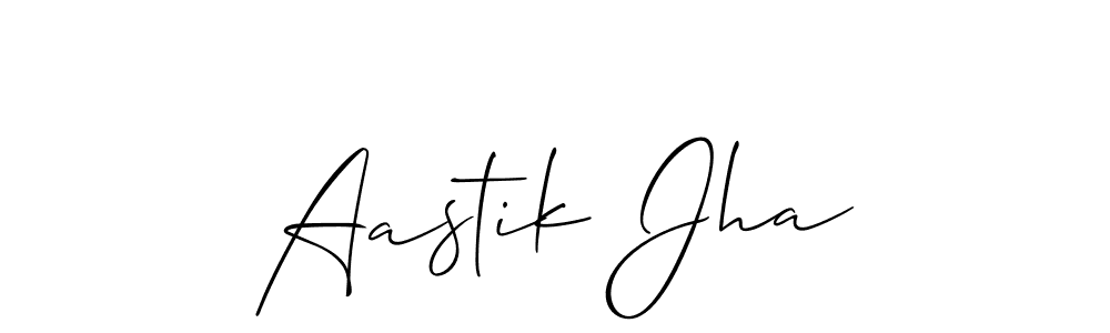 Make a beautiful signature design for name Aastik Jha. Use this online signature maker to create a handwritten signature for free. Aastik Jha signature style 2 images and pictures png