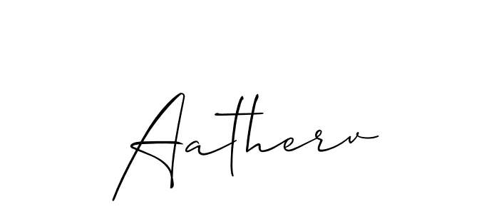 Once you've used our free online signature maker to create your best signature Allison_Script style, it's time to enjoy all of the benefits that Aatherv name signing documents. Aatherv signature style 2 images and pictures png