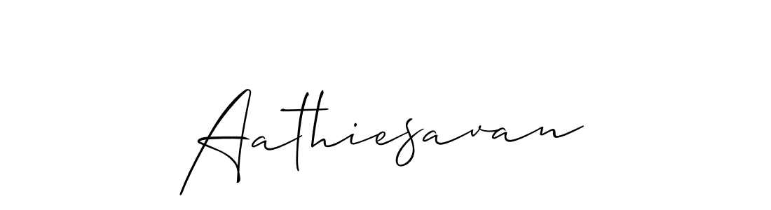 Create a beautiful signature design for name Aathiesavan. With this signature (Allison_Script) fonts, you can make a handwritten signature for free. Aathiesavan signature style 2 images and pictures png