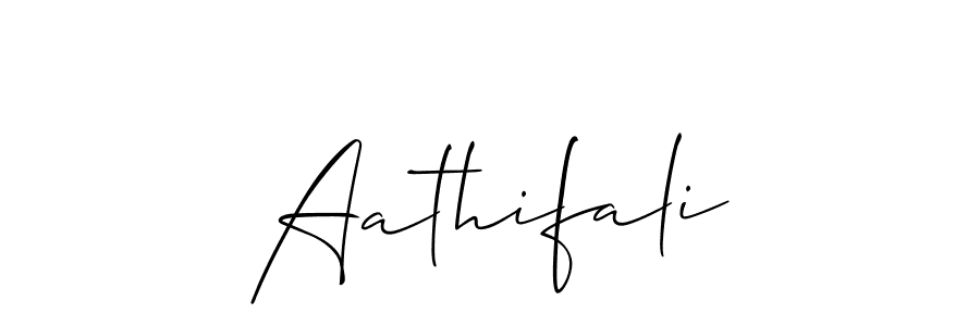 How to Draw Aathifali signature style? Allison_Script is a latest design signature styles for name Aathifali. Aathifali signature style 2 images and pictures png