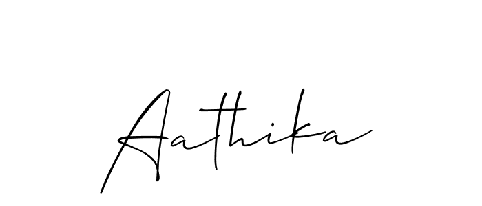 You should practise on your own different ways (Allison_Script) to write your name (Aathika) in signature. don't let someone else do it for you. Aathika signature style 2 images and pictures png