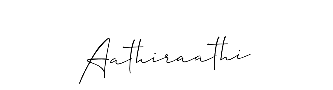 How to make Aathiraathi name signature. Use Allison_Script style for creating short signs online. This is the latest handwritten sign. Aathiraathi signature style 2 images and pictures png
