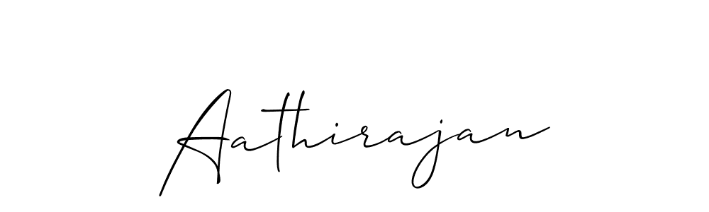 How to make Aathirajan name signature. Use Allison_Script style for creating short signs online. This is the latest handwritten sign. Aathirajan signature style 2 images and pictures png