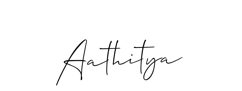 Aathitya stylish signature style. Best Handwritten Sign (Allison_Script) for my name. Handwritten Signature Collection Ideas for my name Aathitya. Aathitya signature style 2 images and pictures png