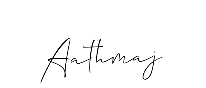 if you are searching for the best signature style for your name Aathmaj. so please give up your signature search. here we have designed multiple signature styles  using Allison_Script. Aathmaj signature style 2 images and pictures png