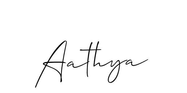 Also You can easily find your signature by using the search form. We will create Aathya name handwritten signature images for you free of cost using Allison_Script sign style. Aathya signature style 2 images and pictures png