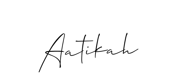 Check out images of Autograph of Aatikah name. Actor Aatikah Signature Style. Allison_Script is a professional sign style online. Aatikah signature style 2 images and pictures png