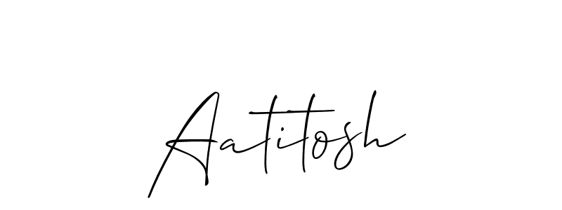 Make a short Aatitosh signature style. Manage your documents anywhere anytime using Allison_Script. Create and add eSignatures, submit forms, share and send files easily. Aatitosh signature style 2 images and pictures png