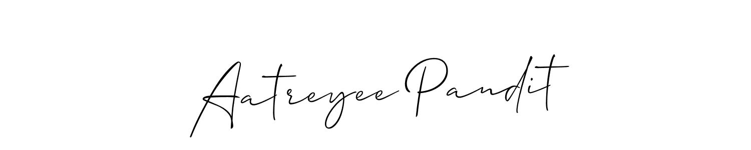Make a beautiful signature design for name Aatreyee Pandit. Use this online signature maker to create a handwritten signature for free. Aatreyee Pandit signature style 2 images and pictures png