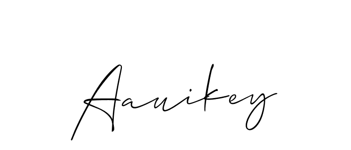 Allison_Script is a professional signature style that is perfect for those who want to add a touch of class to their signature. It is also a great choice for those who want to make their signature more unique. Get Aauikey name to fancy signature for free. Aauikey signature style 2 images and pictures png