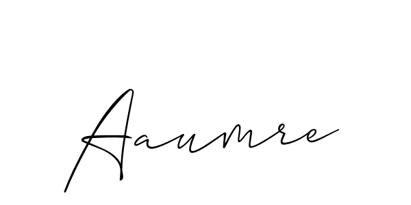 Best and Professional Signature Style for Aaumre. Allison_Script Best Signature Style Collection. Aaumre signature style 2 images and pictures png