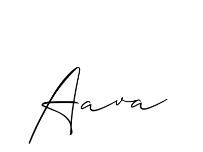 Also we have Aava name is the best signature style. Create professional handwritten signature collection using Allison_Script autograph style. Aava signature style 2 images and pictures png