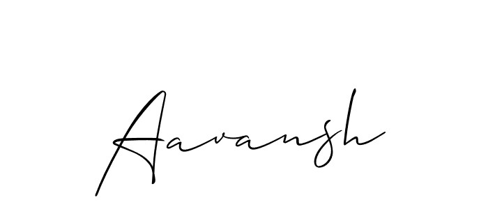 Also we have Aavansh name is the best signature style. Create professional handwritten signature collection using Allison_Script autograph style. Aavansh signature style 2 images and pictures png